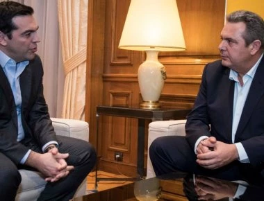 Καμία ενδοκυβερνητική κρίση: Πλήρως ενημερωμένος & σύμφωνος ο Α.Τσίπρας με δηλώσεις Καμμένου για Σκόπια & βάσεις ΗΠΑ